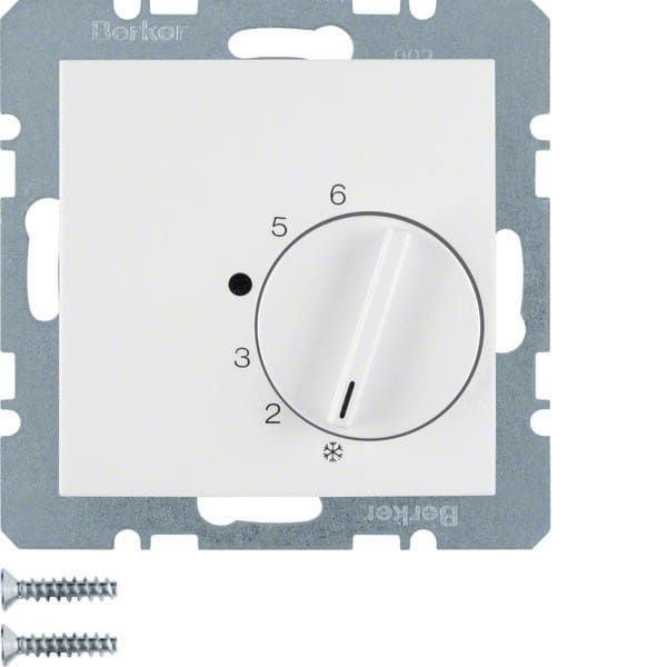 BERKER - BRK20268989 Temperaturregler, Wechsler, mit Zentrals