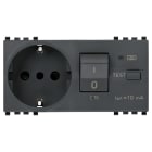 VIMAR SPA - VIW20286 PRESA 2P+T 16A P30 INTB+MTDIFFC16 GRIGIO