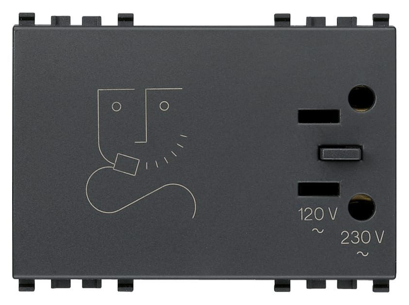 VIMAR SPA - VIW20290 PRESA PER RASOIO 230V GRIGIO