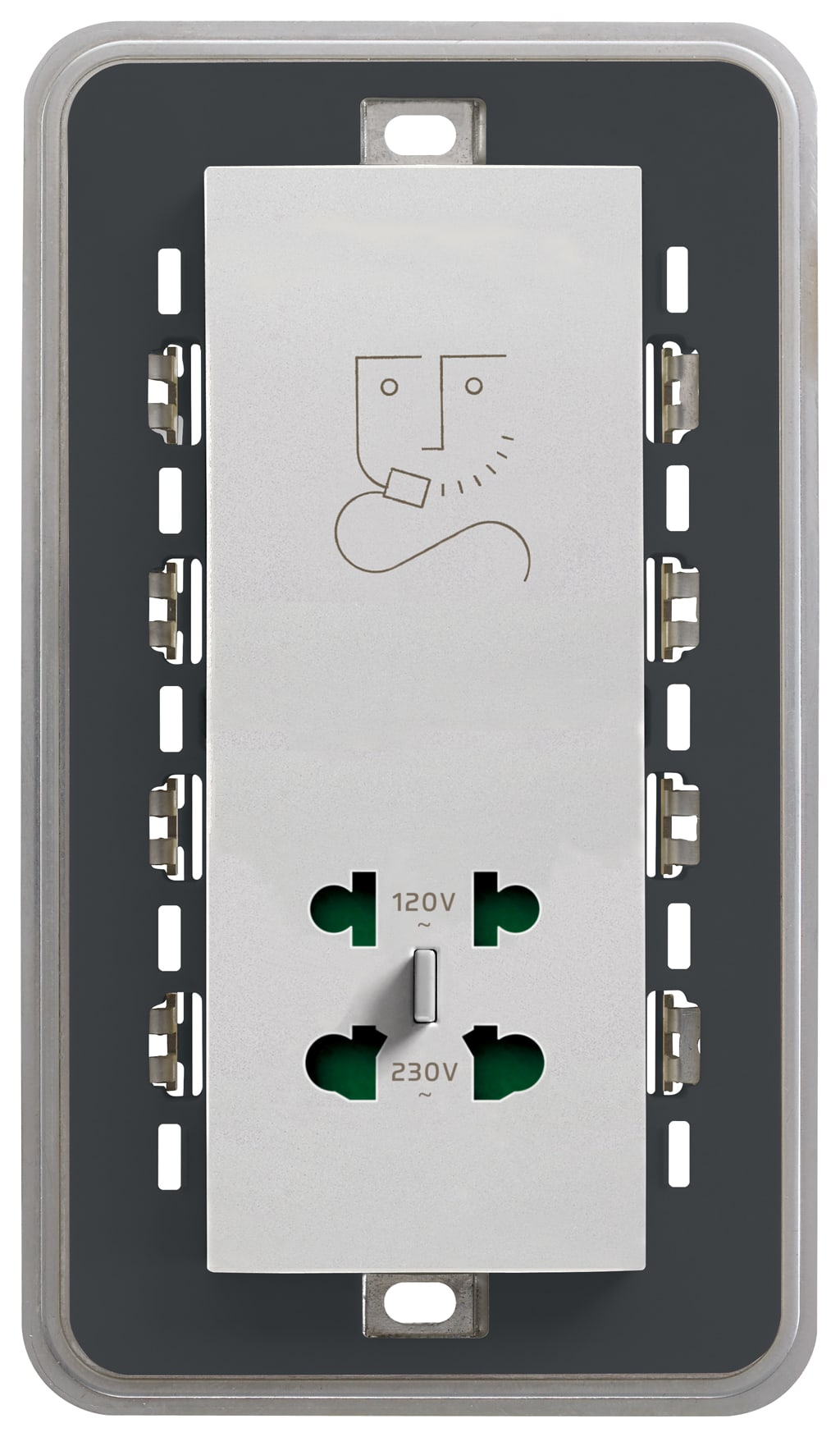 VIMAR SPA - VIW20291.N PRESA PER RASOIO VERTICALE 230V NEXT