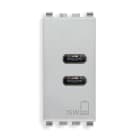 VIMAR SPA - VIW20292.CC.N ALIMENTATORE USB C+C 15W 3A 5V 1M NEXT