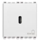 VIMAR SPA - VIW20298.B ALIMENTATORE USB C 30W PD BIANCO