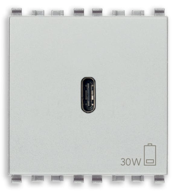 VIMAR SPA - VIW20298.N ALIMENTATORE USB C 30W PD NEXT