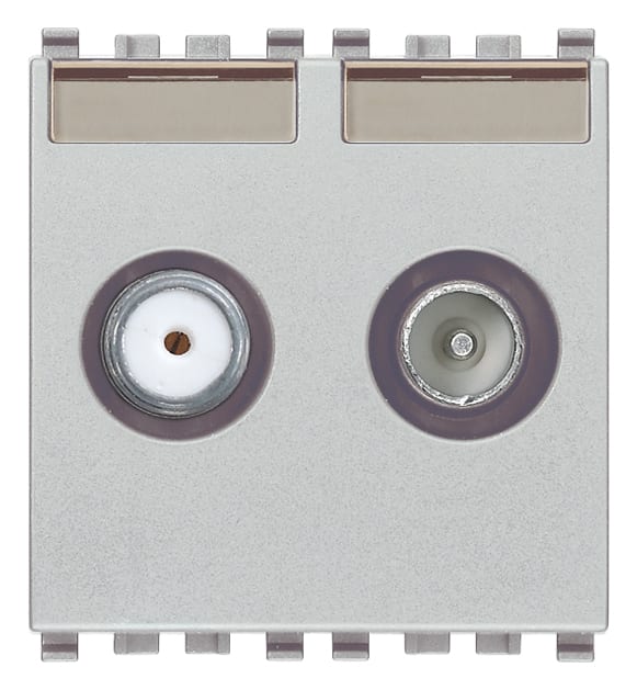 VIMAR SPA - VIW20302.01.N PRESA TV-RD-SAT DIRETTA 2 USCITE NEXT