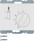 BERKER - BRK20307109 TERMOSTATO CONT.NC + P.ZO C.LE K1 BI.P.