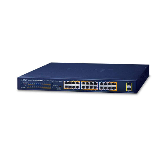 QUBIX SPA - QBX2032360 GSW-2620HP SW.UN.24PGE POE+ 2TP/SFP 240W