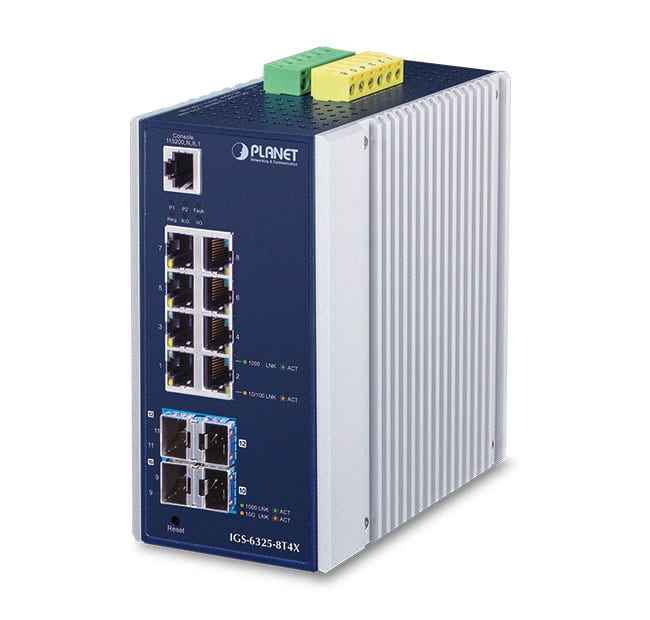 QUBIX SPA - QBX2032365 IGS-6325-8T4X SW L3 IP30 8GE 4SFP+10G