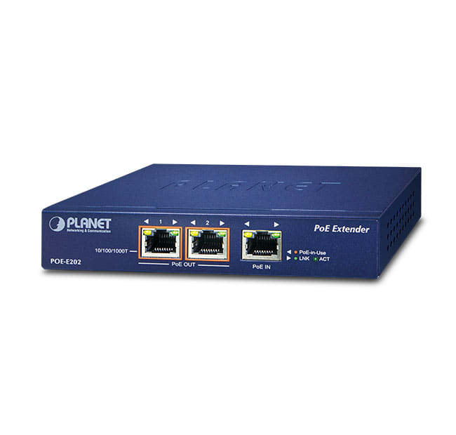 QUBIX SPA - QBX2032372 POE-E202 EXT. 1P POE+ A 2P GE POE AT/AF