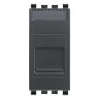 VIMAR SPA - VIW20337.6 PRESA RJ45 CAT6 UTP CON PORTELLO GRIGIO