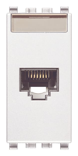 VIMAR SPA - VIW20339.6.B PRESA RJ45 NETSAFE CAT6 UTP 110 BIANCO
