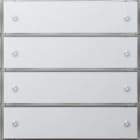GIRA - GGI2034112 Tastsens.3 Komfort 4f KNX Flachenschalte