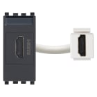 VIMAR SPA - VIW20346 PRESA HDMI 2.1B GRIGIO