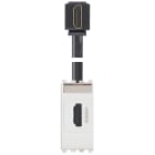 VIMAR SPA - VIW20346.H.B PRESA HDMI 2.1B CON CAVO A 90° BIANCO