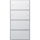 GIRA - GIR2035112 Tastsens.3 Komfort 4f (2+2) KNX Flachens