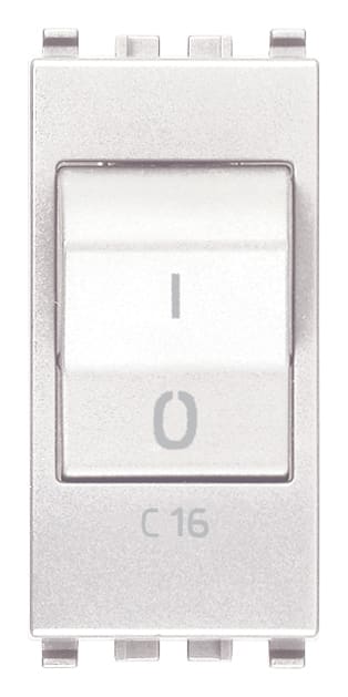 VIMAR SPA - VIW20405.16.B INTERRUTTORE MT 1P+N C16 120-230V BIANCO