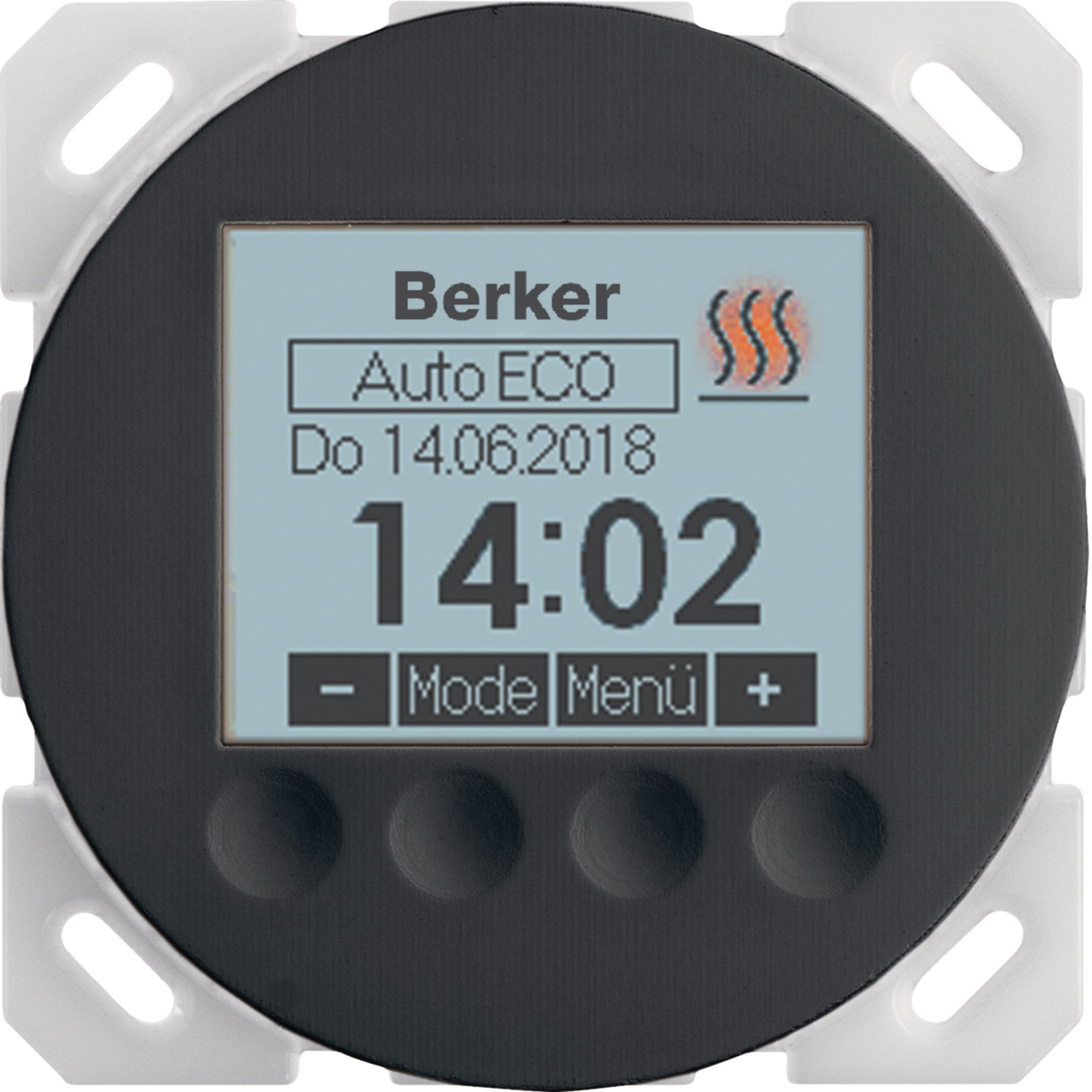 BERKER - BRK20462045 TERMOST. 1 NA + P.ZO C.LE CRONO R.X NERO