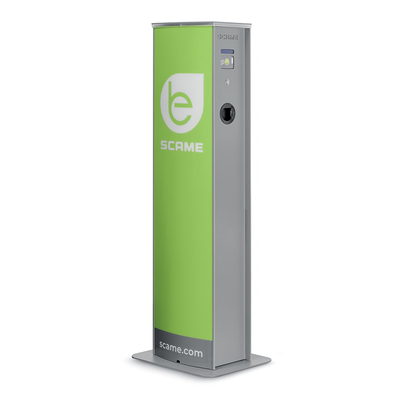 SCAME PARRE SPA - SCA204.CA23B-T2T2M COLONNINA CA 2 PRESE C/BLOCCO T2 22KW
