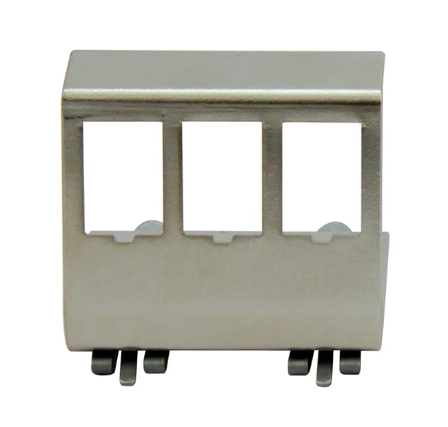 QUBIX SPA - QBX2050249 SUPPORTO CCS MET. 3 POS. PER GUIDA DIN