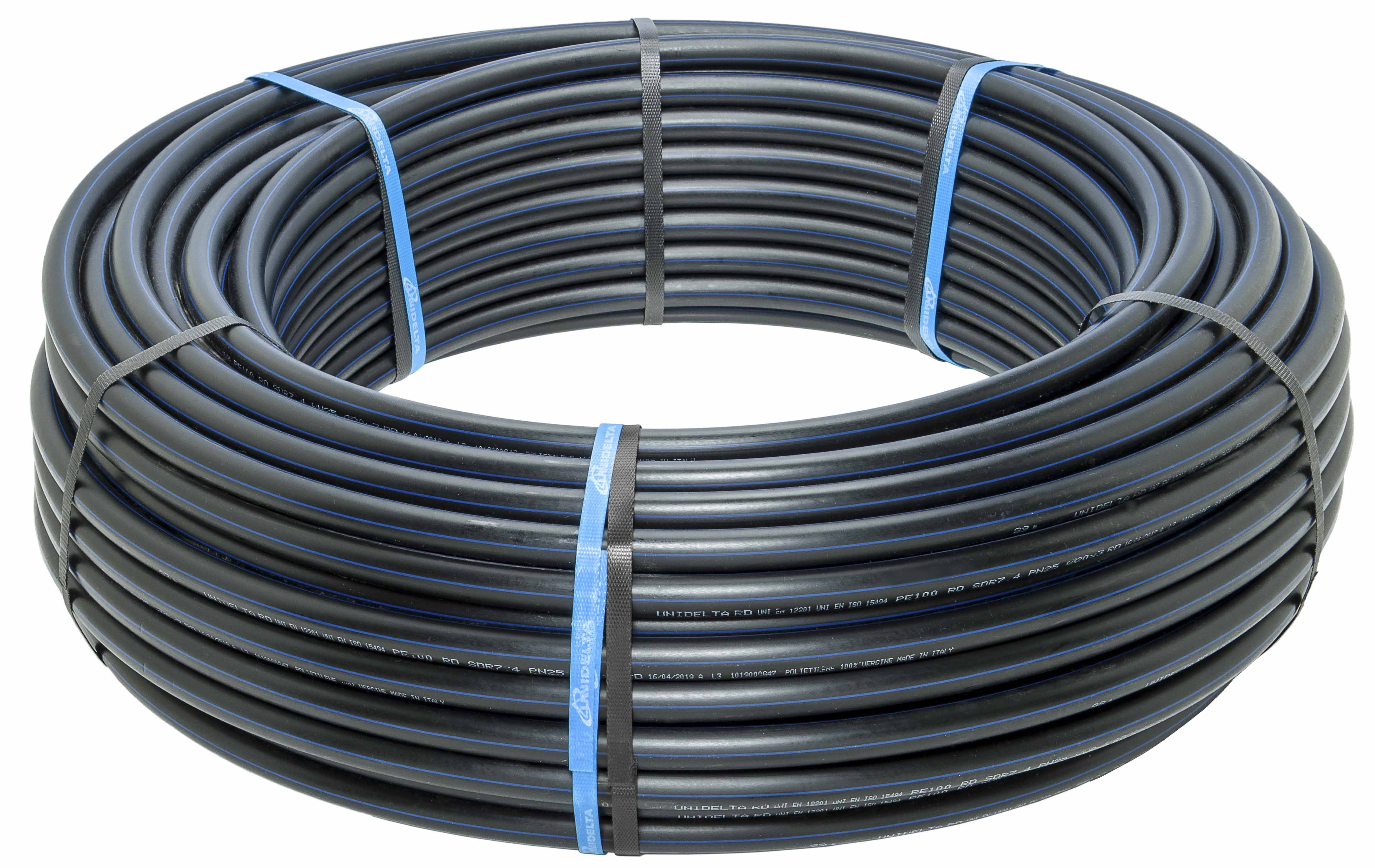 UNIDELTA SPA - UND2052025025100 TUBO PE100 RCD PN25 D25
