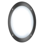 ROSSINI - RSS20570-N APPLIQUE/PLAFONIERA OVALE NERA E27 IP66