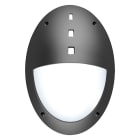 ROSSINI - RSS20571-N APPLIQUE/PLAFONIERA OVALE NERA E27 IP66