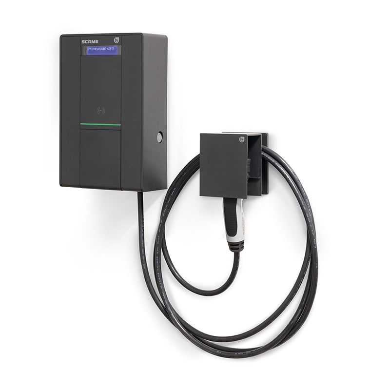 SCAME PARRE SPA - SCA205.W85-SC WALLBOX BE-W2 T2 5M 7KW LCD MID RUT