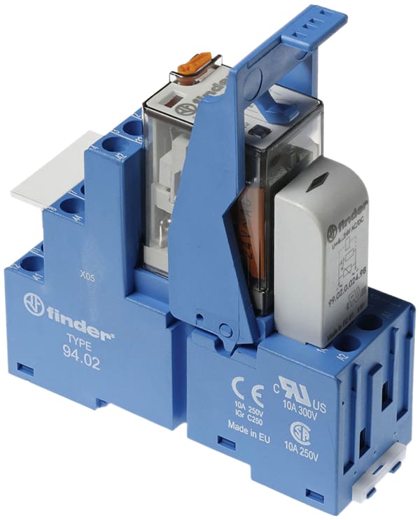 FINDER SPA - FIN583280120060SPA INTERFACCIA MODULARE RELE 2 CONTATTI 10