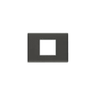 VIMAR SPA - VIW20652.40 PLACCA CLASSIC 2M CENTRAL REFLEX GRAFITE