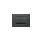 VIMAR SPA - VIW20653.15 PLACCA CLASSIC 3M ANTRACITE MATT