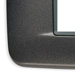 VIMAR SPA - VIW20672.15 PLACCA ROUND 2M ANTRACITE MATT