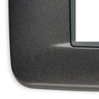 VIMAR SPA - VIW20672.15 PLACCA ROUND 2M ANTRACITE MATT