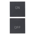 VIMAR SPA - VIW20751.1 DUE MEZZI TASTI 1M SIMBOLI ON/OFF GRIGIO