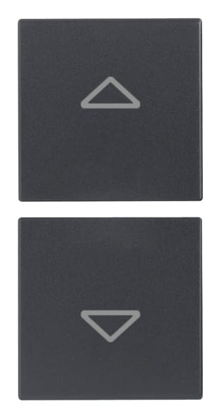 VIMAR SPA - VIW20751.2 DUE MEZZI TASTI 1M SIMBOLI FRECCE GRIGIO