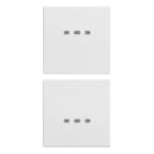 VIMAR SPA - VIW20751.B DUE MEZZI TASTI 1M NEUTRO PERS. BIANCO