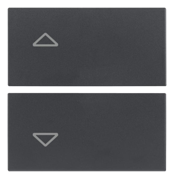 VIMAR SPA - VIW20752.2 DUE MEZZI TASTI 2M SIMBOLI FRECCE GRIGIO