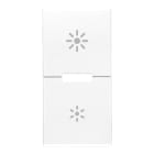 VIMAR SPA - VIW20755.3.B Due mezzi tasti 1M dimmer bianco