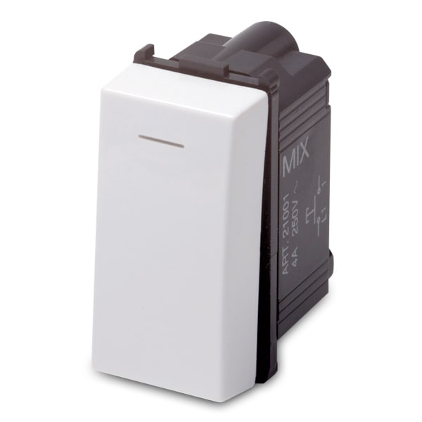 MASTER SRL - MST21001 MIX PULSANTE SILENZIOSO 1P ILLUMINABILE