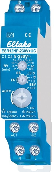ELTAKO - EAK21100102 IMPULSE SWITCH RELAY, 1 NO 16A