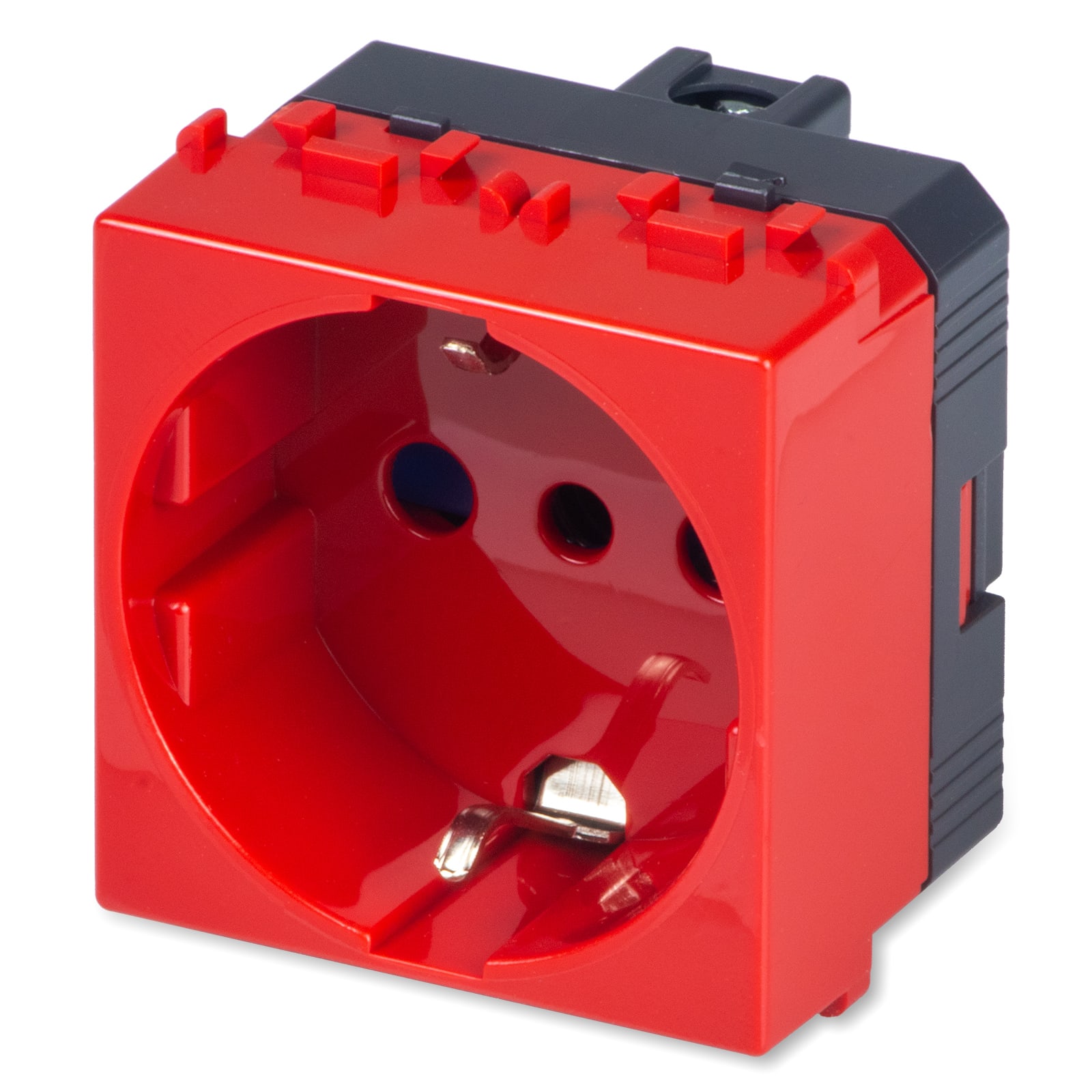 MASTER SRL - MST21175R MIX PRESA P30 SCHUKO 2P+T 16A ROSSO