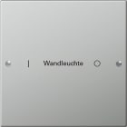 GIRA - GIR2131602 Wippenset 1f beschr. System 55 Edelstahl