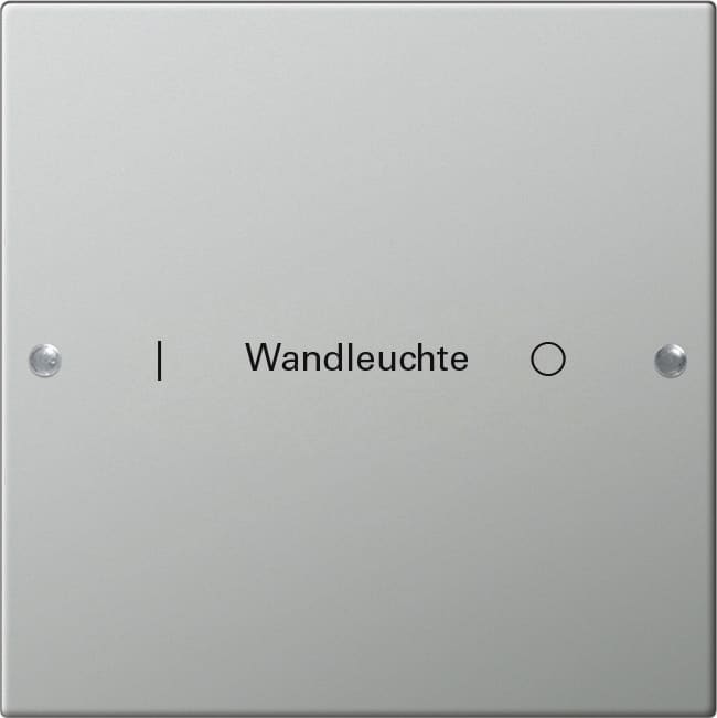 GIRA - GIR2131602 Wippenset 1f beschr. System 55 Edelstahl