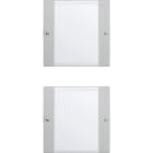 GIRA - GIR2132015 Wippenset 2f (1+1) BSF System 55 Klar/Gr