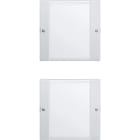 GIRA - GIR213203 Wippenset 2f (1+1) BSF System 55 Klar/Re