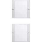 GIRA - GIR213203 Wippenset 2f (1+1) BSF System 55 Klar/Re