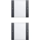 GIRA - GGI213228 Wippenset 2f (1+1) BSF System 55 Klar/An