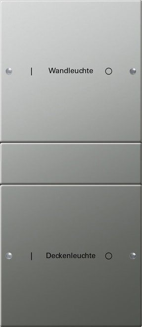 GIRA - GGI2132602 Wippenset 2f (1+1) beschr. System 55 Ede