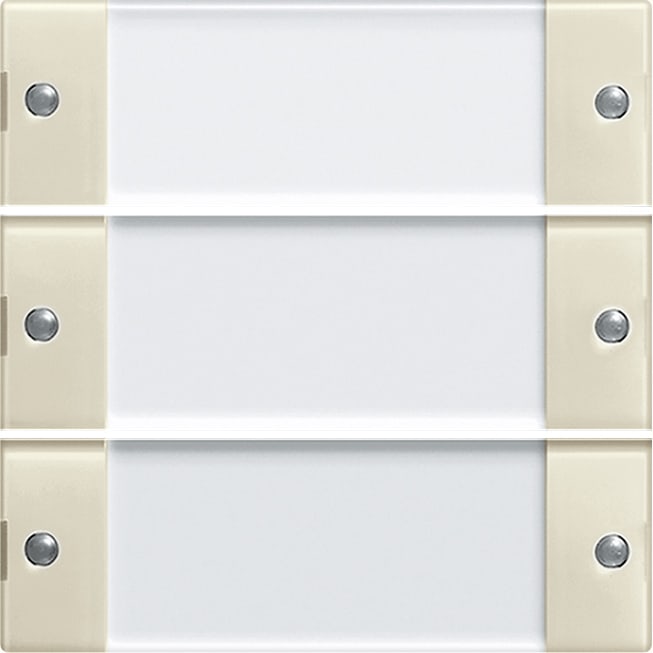 GIRA - GIR213301 Wippenset 3f BSF System 55 Klar/Cremewei