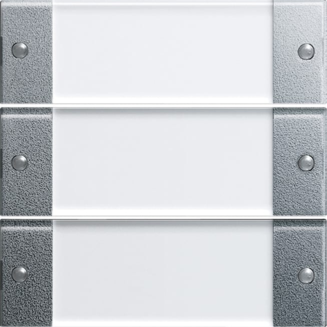 GIRA - GIR213326 Wippenset 3f BSF System 55 Klar/F Alu