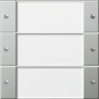 GIRA - GIR2133600 Wippenset 3f BSF System 55 Klar/Edelstah