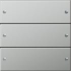 GIRA - GIR2133601 Wippenset 3f System 55 Edelstahl